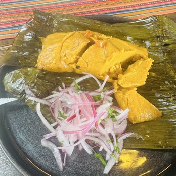 Sur Latin Peruvian Cuisine - Tamal de pollo - Latin American Near Me - Houston, Texas Sur Latin Peruvian Cuisine - Tamal de pollo - Latin American Near Me - Houston, Texas