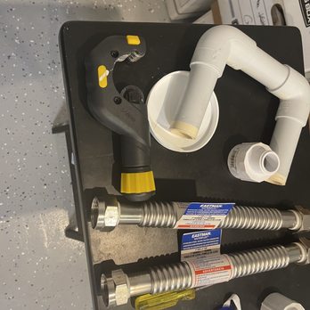 1-800-Plumber +Air - My parts for the install. Here you can see the cut water loop - Heating & Air Conditioning/HVAC Near Me - Monterey, California 1-800-Plumber +Air - My parts for the install. Here you can see the cut water loop - Heating & Air Conditioning/HVAC Near Me - Monterey, California