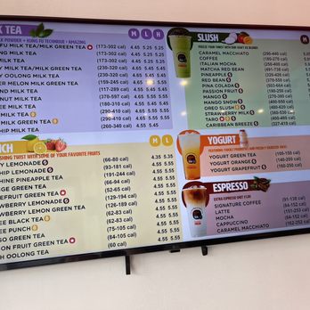 Kung Fu Tea - Menu - Bubble Tea Near Me - Maple Grove, Minnesota
