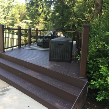 MC Fence And Deck - Trek Deck off pool area - Fences & Gates Near Me - Ashburn, Virginia