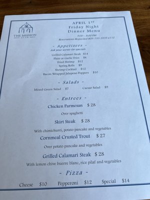 Menu photo 2 Sage Restaurant and Bar Lompoc, CA Menu photo 2 Sage Restaurant and Bar Lompoc, CA