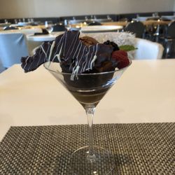 Halo Bar Bistro - Chocolate fondant desert.
