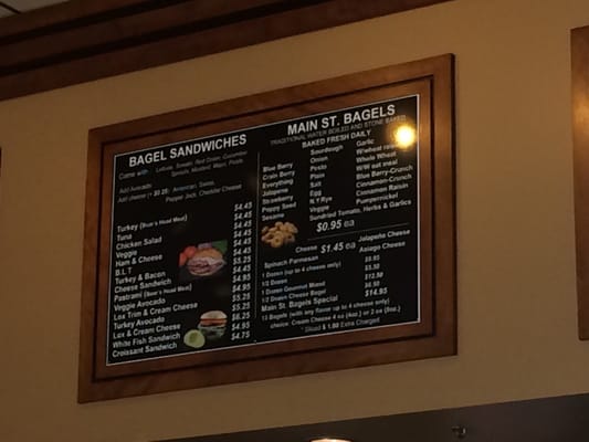 Menu photo 6 Main Street Bagels San Jose, CA Menu photo 6 Main Street Bagels San Jose, CA
