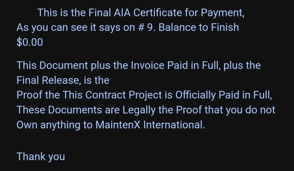 Slide of MaintenX International