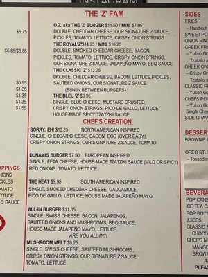 Menu photo 2 Zeal Burgers Toronto, ON Menu photo 2 Zeal Burgers Toronto, ON