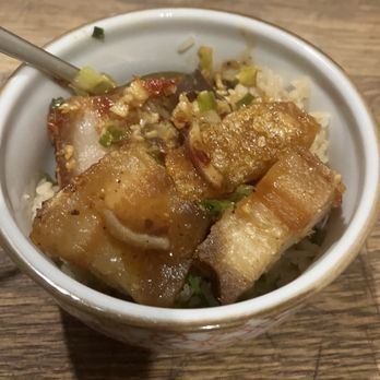 Rao Thai Eatery - At home the pork belly over ginger rice - Thai Near Me - Elk Grove, California Rao Thai Eatery - At home the pork belly over ginger rice - Thai Near Me - Elk Grove, California