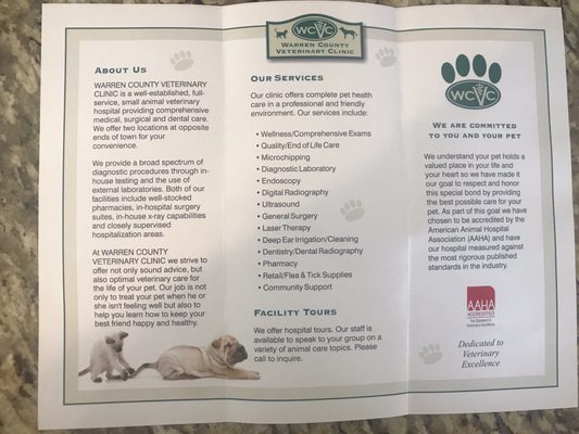 warren veterinary clinic