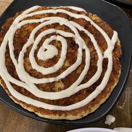 Cinnamon Roll Pancake Combo