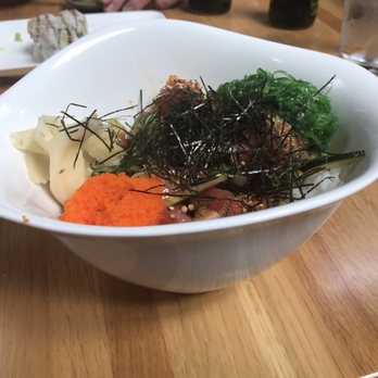 Taiko Sushi - Ahi, salmon, and tako bowl - Sushi Bars Near Me - Carmichael, California Taiko Sushi - Ahi, salmon, and tako bowl - Sushi Bars Near Me - Carmichael, California