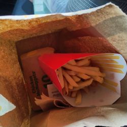 McDonald's - A large fry that's maybe a small. Exhausting
