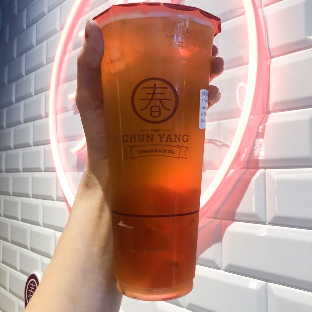 Chun Yang Tea - Honey oolong osmanthus with aiyu jelly! - Bubble Tea Near Me - Flushing, New York Chun Yang Tea - Honey oolong osmanthus with aiyu jelly! - Bubble Tea Near Me - Flushing, New York
