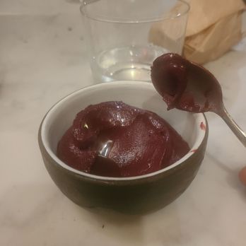 Fradei Bistro - Blueberry sorbet - Wine Bars Near Me - Brooklyn, New York Fradei Bistro - Blueberry sorbet - Wine Bars Near Me - Brooklyn, New York