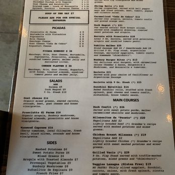 Bunbury - Menu - Argentine Near Me - Miami, Florida