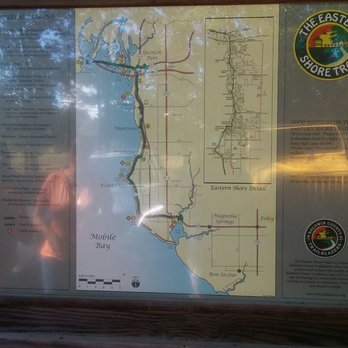 Village Point Park Boardwalk - Map showing which area of the Eastern Shore Trails you are hiking - Parks Near Me - Daphne, Alabama Village Point Park Boardwalk - Map showing which area of the Eastern Shore Trails you are hiking - Parks Near Me - Daphne, Alabama