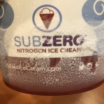 Sub Zero Nitrogen Ice Cream - Outside of the ice cream container - Ice Cream & Frozen Yogurt Near Me - Federal Way, Washington Sub Zero Nitrogen Ice Cream - Outside of the ice cream container - Ice Cream & Frozen Yogurt Near Me - Federal Way, Washington