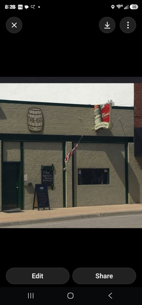 The keg on Main Logo