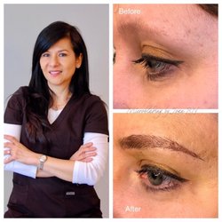 Elle Studio - Blade and Shade technique. Best for those with barely any eyebrows.