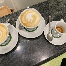 Cappuccinos and espresso Cappuccinos and espresso