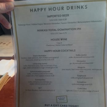 Gustav's - Happy hour drink menu. $4.50 lemon drops! - Pubs Near Me - Vancouver, Washington