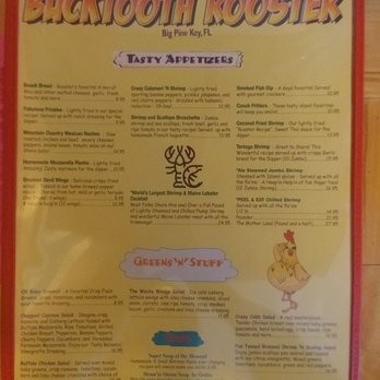Big Pine Rooster - New menu - American Near Me - Big Pine Key, Florida Big Pine Rooster - New menu - American Near Me - Big Pine Key, Florida