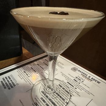 Barrel & Brew Craft Bar + Kitchen - Espresso martini - Cocktail Bars Near Me - New Milford, New Jersey Barrel & Brew Craft Bar + Kitchen - Espresso martini - Cocktail Bars Near Me - New Milford, New Jersey