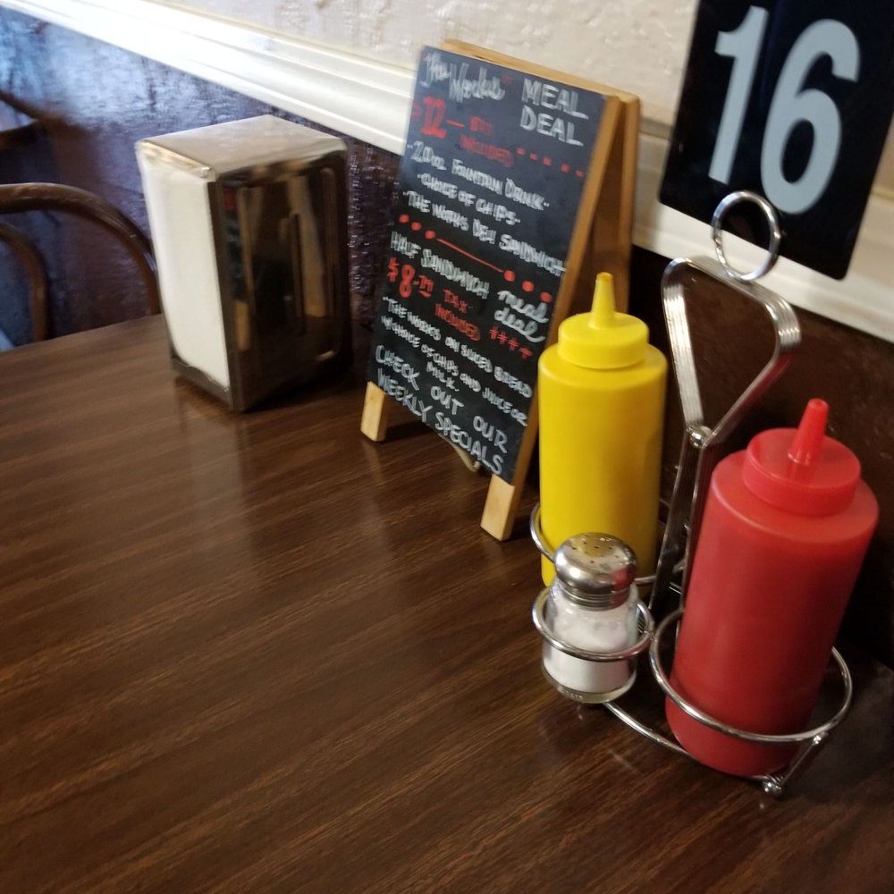 MoE's Eagles Nest Deli - Table number and condiments - Delis Near Me - Cloverdale, California MoE's Eagles Nest Deli - Table number and condiments - Delis Near Me - Cloverdale, California