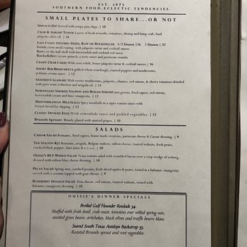 Ouisie's Table - New American Near Me - Houston, Texas