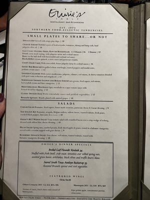 Menu photo 6 Ouisie's Table Houston, TX Menu photo 6 Ouisie's Table Houston, TX