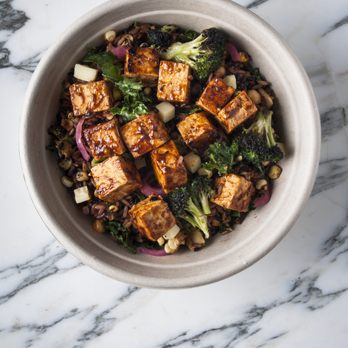 Roots Natural Kitchen - a bowl of tofu salad - Salad Near Me - College Park, Maryland Roots Natural Kitchen - a bowl of tofu salad - Salad Near Me - College Park, Maryland