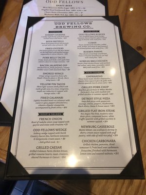 Menu photo 8 Odd Fellows Brewing Nashua, NH