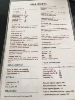 Menu photo 4 Mr. & Mrs. Fish Bucerias, NAY