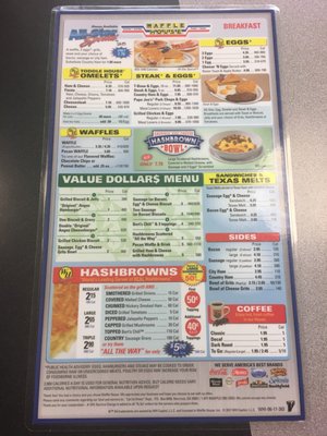 Menu photo 2 Waffle House Beaumont, TX Menu photo 2 Waffle House Beaumont, TX