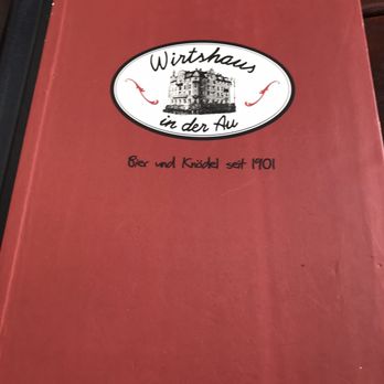 Wirtshaus in der Au - German Near Me - Munich, BY Wirtshaus in der Au - German Near Me - Munich, BY