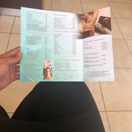 Price sheet! Price sheet!