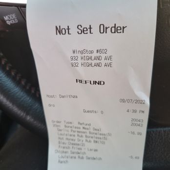 Wingstop - I was just DISGUSTED at this place...Had to get a REFUND - Chicken Wings Near Me - National City, California Wingstop - I was just DISGUSTED at this place...Had to get a REFUND - Chicken Wings Near Me - National City, California