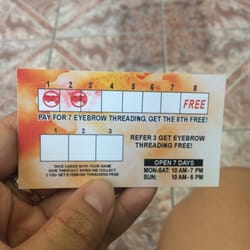 Sunitas Threading & Water Store - Pay for 7 get 8th free
