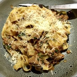 Del Posto - Fettuccine with slow cooked pork shoulder & veal mince rahu
