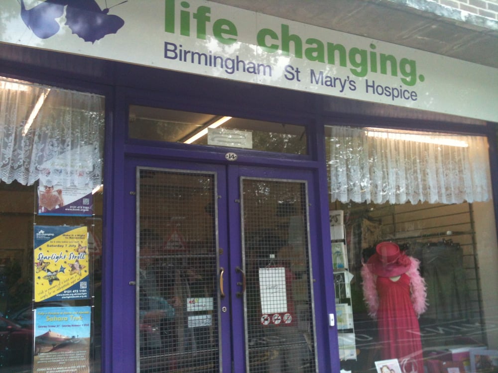 St Mary's Hospice Charity Shop Birmingham