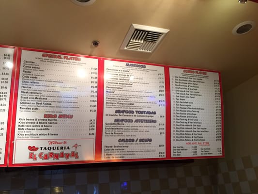 Menu photo 8 Taqueria El Carnaval Placerville, CA Menu photo 8 Taqueria El Carnaval Placerville, CA