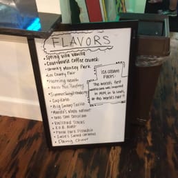 Flavors available on 3/19/2016 Flavors available on 3/19/2016