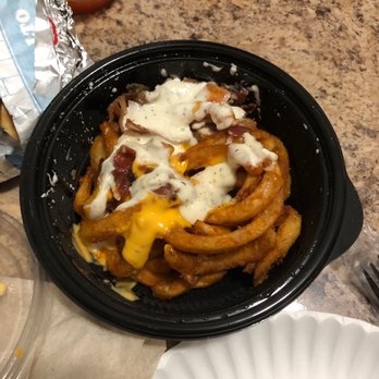 Arby's - Loaded Curly Fries $4   This is so small - Fast Food Near Me - Kenmore, New York