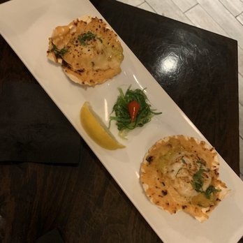 Salar Restaurant and Lounge - Baked Scallops Parmesan & Rocoto Sauce - Peruvian Near Me - Dayton, Ohio Salar Restaurant and Lounge - Baked Scallops Parmesan & Rocoto Sauce - Peruvian Near Me - Dayton, Ohio