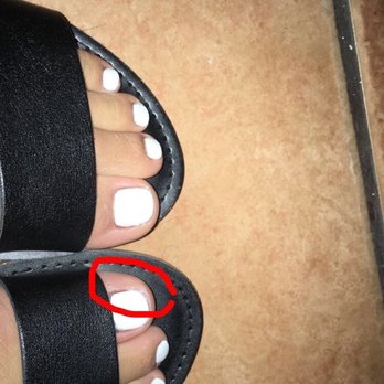 Me Nail Spa - Poor job on cutting all of the dry skin ingrown - Nail Salons Near Me - Alameda, California