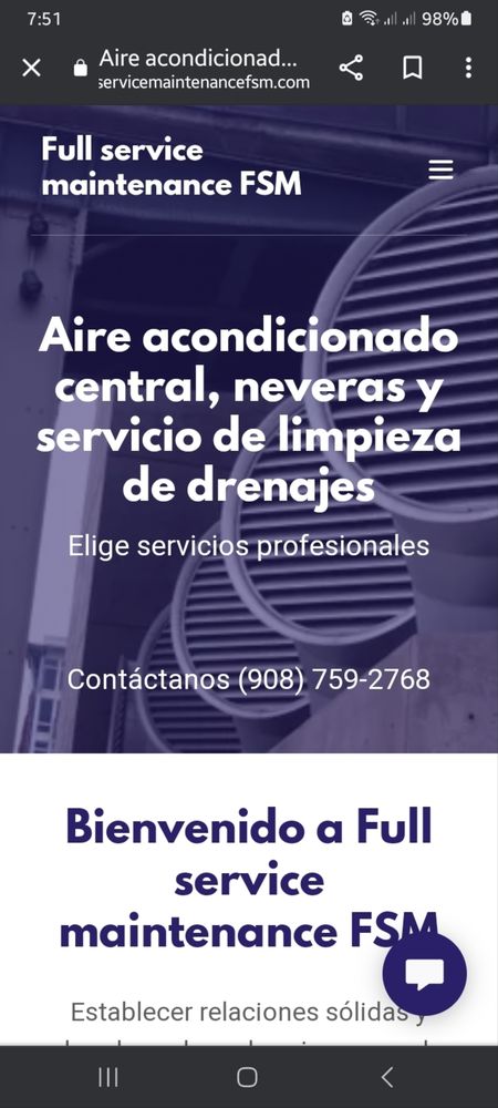 Slide of Full Service Maintenance