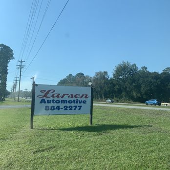Larsen's Automotive - Look for this sign - Auto Repair Near Me - Awendaw, South Carolina Larsen's Automotive - Look for this sign - Auto Repair Near Me - Awendaw, South Carolina