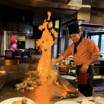 Shogun Restaurant - Volcano on the veggies! - Sushi Bars Near Me - Palm Desert, California Shogun Restaurant - Volcano on the veggies! - Sushi Bars Near Me - Palm Desert, California