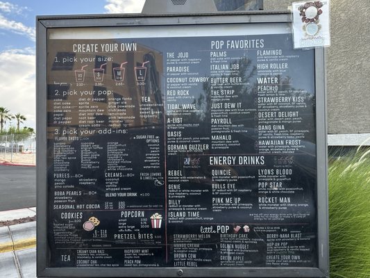 Menu photo 1 Pop Drinks Las Vegas, NV