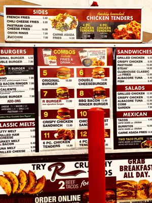 Menu photo 6 R Burgers Riverside, CA