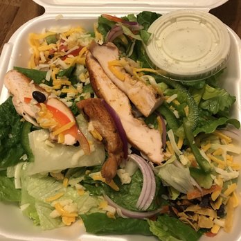Spring Creek Barbeque - Sad amount of meat on the fiesta salad for $10+, though the flavor is good - Barbeque Near Me - Shenandoah, Texas Spring Creek Barbeque - Sad amount of meat on the fiesta salad for $10+, though the flavor is good - Barbeque Near Me - Shenandoah, Texas