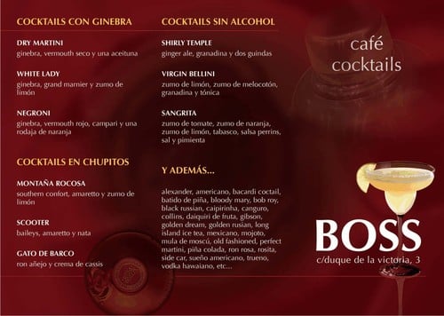 Menu photo 1 Boss Bar Málaga, MA Menu photo 1 Boss Bar Málaga, MA